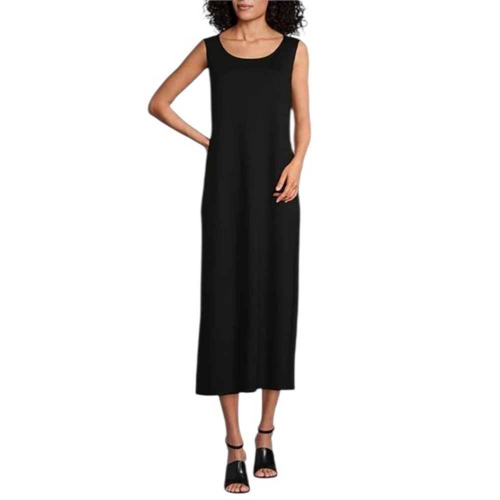 Bryn Walker - Oversized Modal Ponte Round Neck Waistless Midi Dress Sz XXS